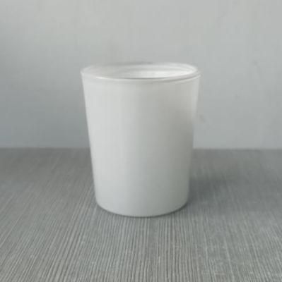 Small Glass Candle Holder with Customized Color for Home Decoration