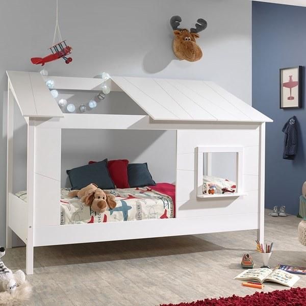 European-Style Bedroom Furniture Wooden Bed for Kids Children High-Quality House Bed Multi-Functional Tow Bed