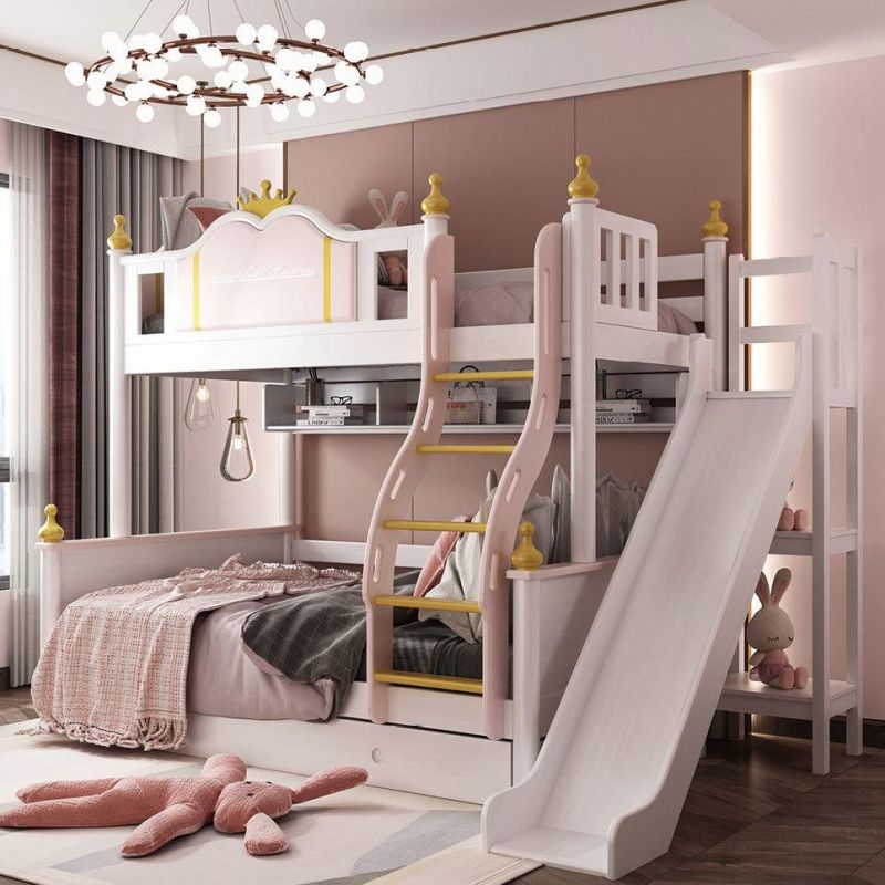 Twin Standard Bunk Bed Kids Bedroom Furniture