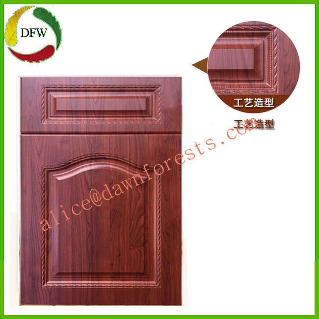 PVC Membrane MDF Kitchen Cabinet Door for Kitchen Design Furniture