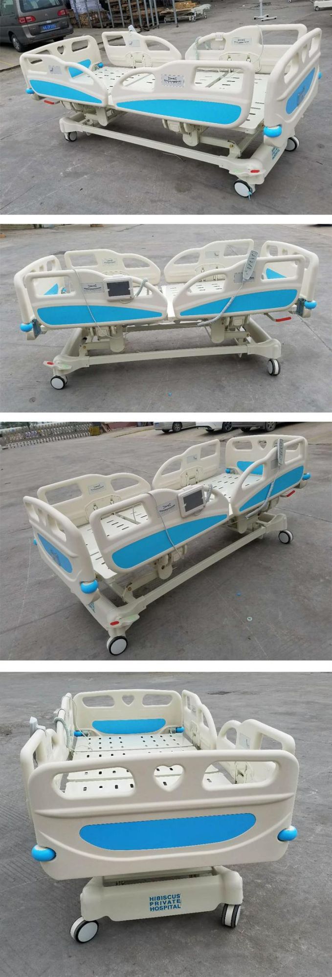 Top Sell Electric Adjustable 5-Function Hospital ICU Bed Price