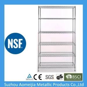 Metal Wire Mesh Tiers Display Rack for Home