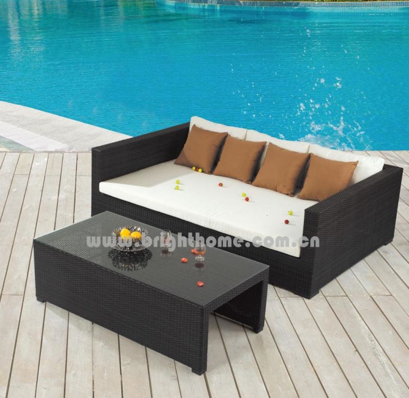 PE Rattan Wicker Outdoor Furniture Sofa Set Bg-Mt05