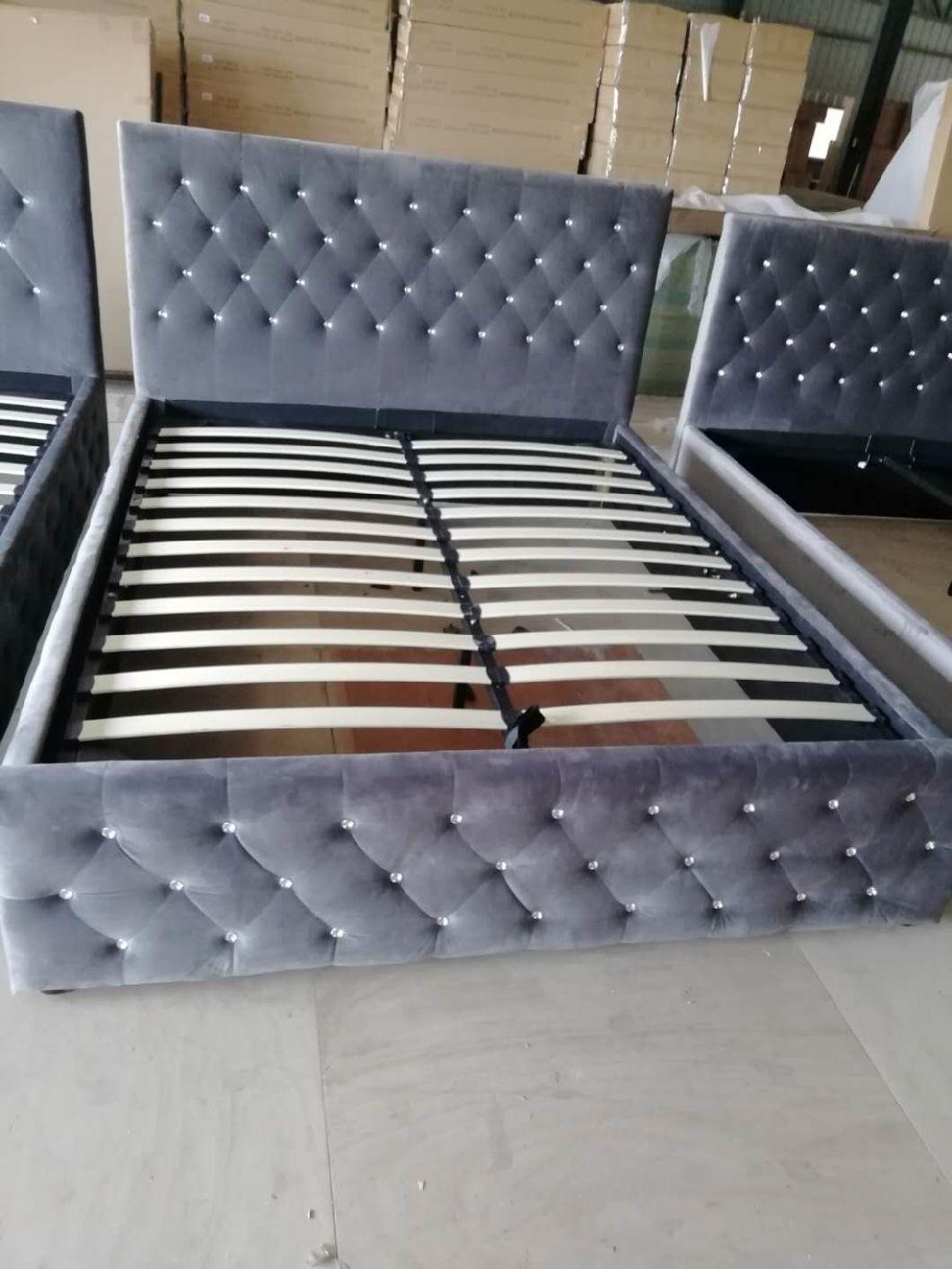 European Environmental Standard Leather Double Bed