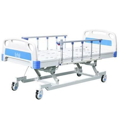 Three Electric Function Hospital Bed with ABS Side Rails