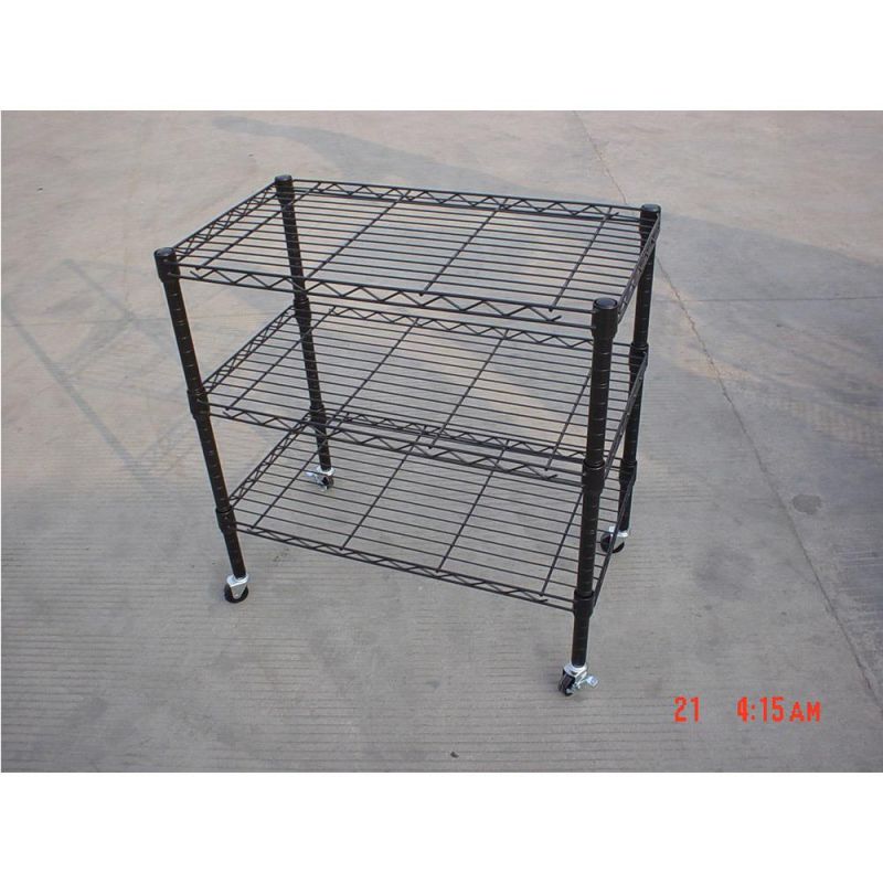 Furniture Utility Storage 3 Tier Kitchen Trolley Cart