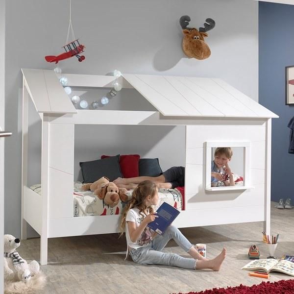European-Style Bedroom Furniture Wooden Bed for Kids Children High-Quality House Bed Multi-Functional Tow Bed