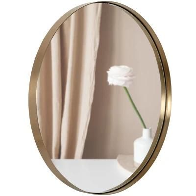 Wholesale Nordic Round Decorative West Mirror for Hotel Living Room