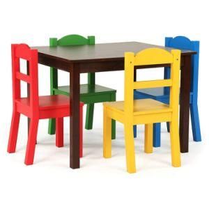 Wood Kid Table with Multiple Colour