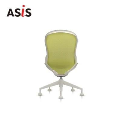 Asis Follow European Style Modern Office Chair in Fixed Glides No Arm