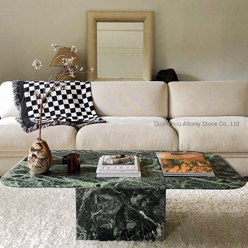 European Design Luxury Living Room Irregular Travertine Coffee Shop Tables