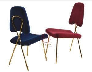 New Event Design Brass Gold Color Stainless Steel Frame Jonathan Adler Chair