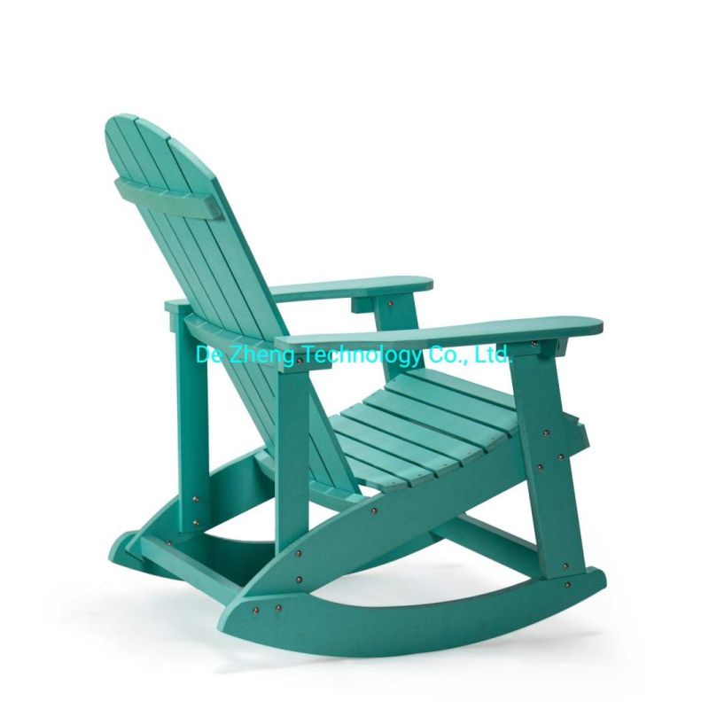 Modern Design Outdoor Garden Balcony Wooden Outdoor Rocking Chair