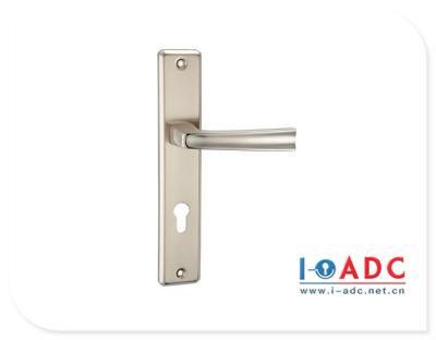 Aluminum Alloy Door Lever Modern Design Lever Door Handle on Plate