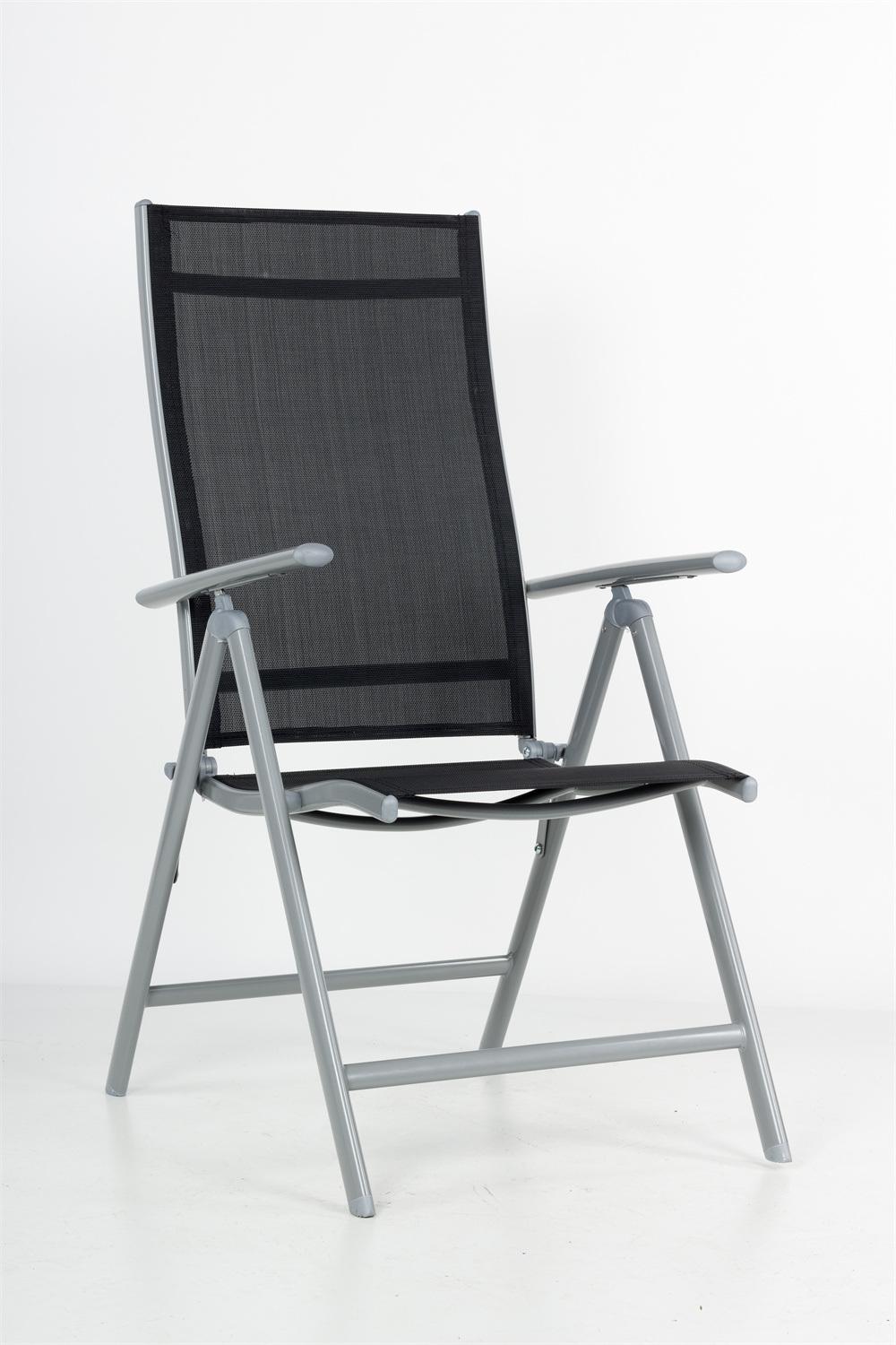 Luxury Steel Folding Chair with 7 Adjustable Positions