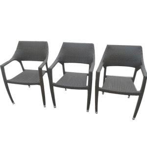 Outdoor Garden Patio Furniture Stackable Dining Rattan Chair (K09)
