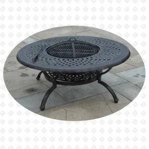 Aluminum Furniture Garden Furniture Fire Pit Table Using Charcoal (Alexander)