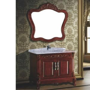 2019 European Style Luxury Bathroom Furniture Large Wood Cabinet N-1020