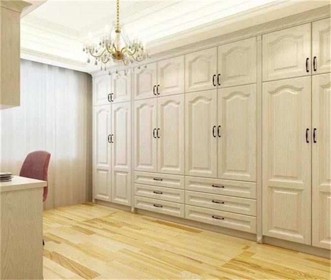 European Style White Customized Built in Wardrobes