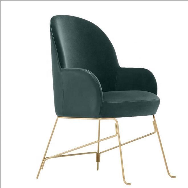 European Design Luxury Dining Room Furniture Chesterfield Upholstered Tufted Velvet Dining Chair