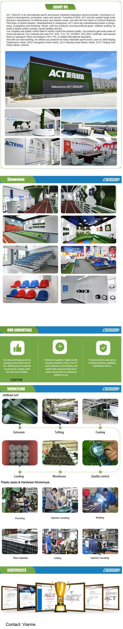 High Back PP Injection Molded Plastic Stadium Seats Sillas Plastica