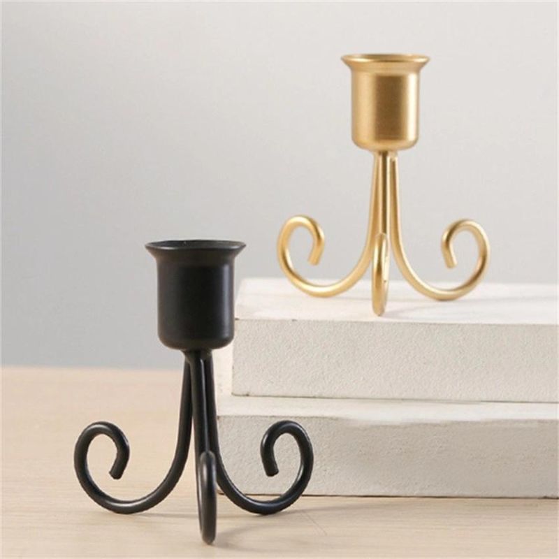 Retro Ins Candlestick Custom Candlelight Dinner Props Wedding Candle Cup Candlestick