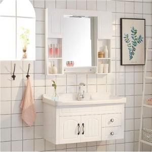 New American PVC European Bathroom Cabinet Combination