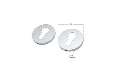Zinc Alloy Lower Ring Gourd Hole/Classic Simple/ Indoor Hardware/ Thin Ring Black Plastic Lining