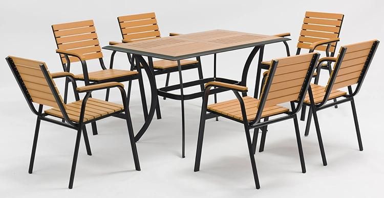 7 PCS Durable Stylish Modern Outdoor Furniture Cafe