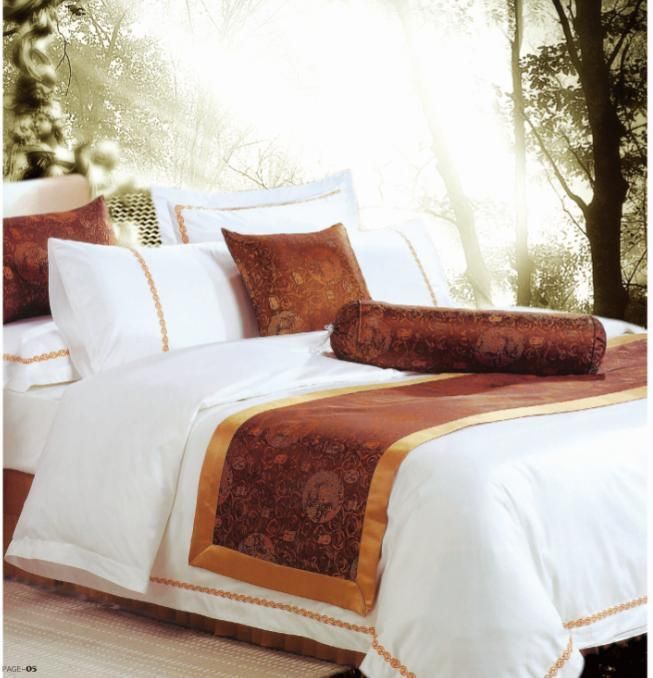 Bed Professional Linen Factory Price 5 Star Comfort Sheet 4 PCS 100% Cotton Hotel Bedding Set Luxury