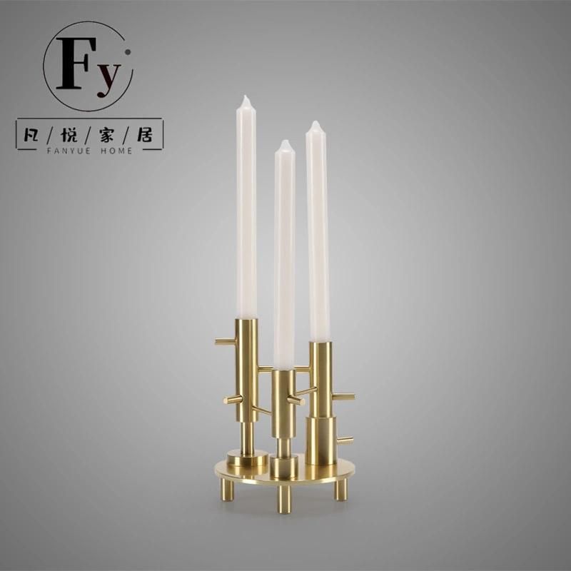 Iron Candle Holder for Home Decoration Wedding Use