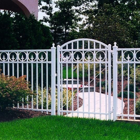 Aluminum Art European Style Wrought Iron Fence Guardrail Fence Railing Garden Flower Stand