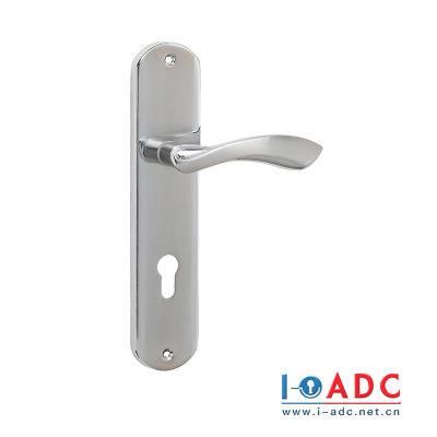 Lockvel Big Handle Long Plate Panel Door Handle/Interior Satin or Polish Aluminium Alloy Decorative Long Escutcheon Door Pull Handle