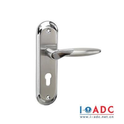 Furniture Wooden Door Hardware Handle Lock Door Handle on Plate for Mortise Lockset by Aluminium Alloy