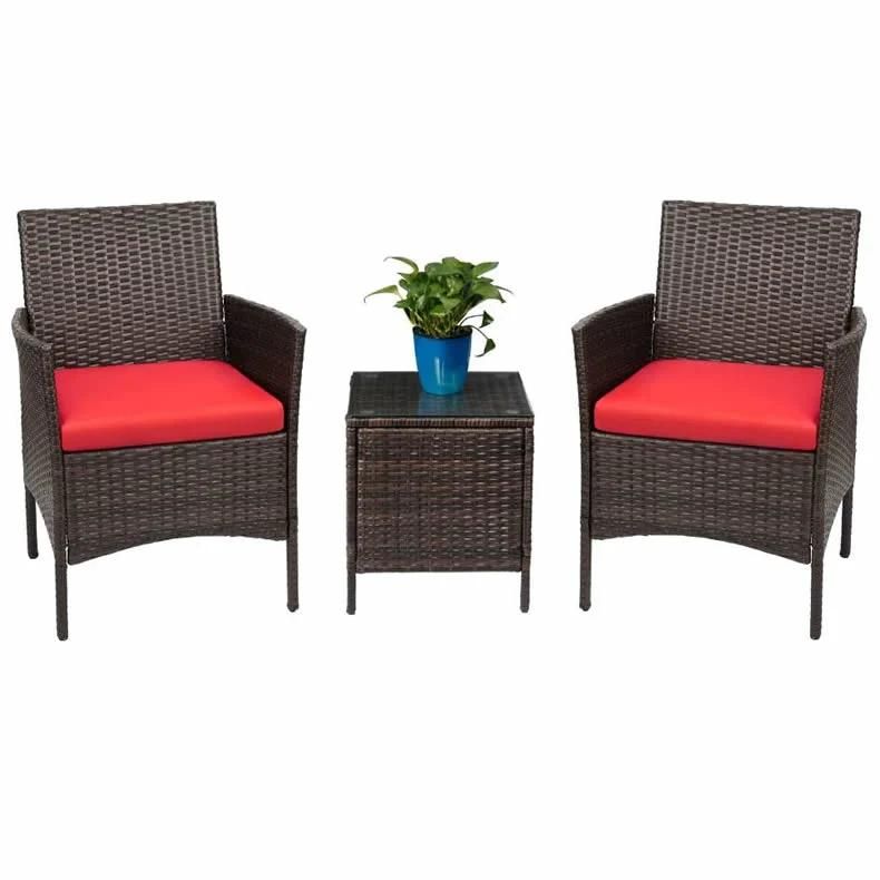 Factory Supplier Outdoor Furniture Rattan Garden Sofa Set