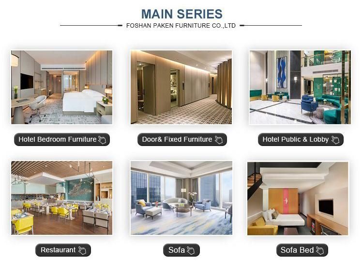 European Five Star Customzation Hotel Bedroom Furniture Sets