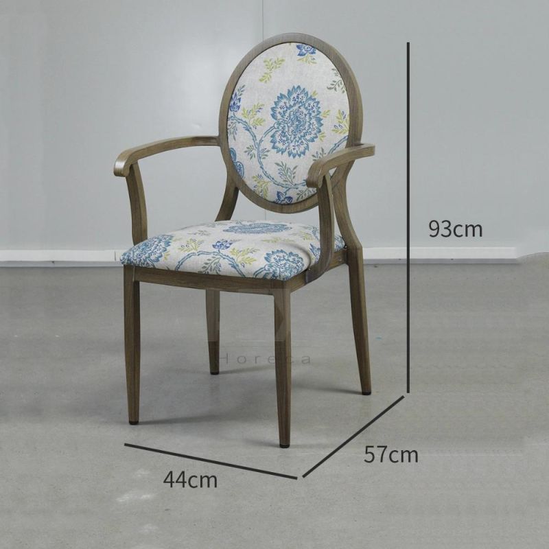 Wholesale Modern European Restaurant Backrest Armchair Coffee Wedding Banquet Chair