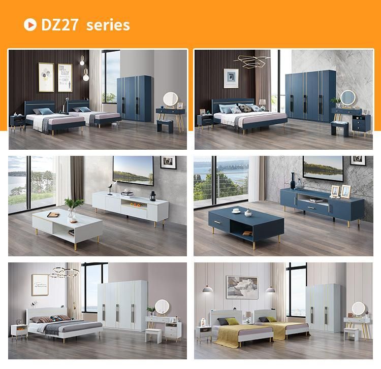 Modern Apartment Wooden Home Furniture Bedroom Set