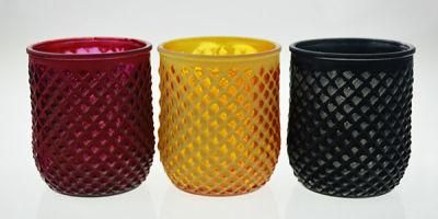 Decoration Glass Candle Holder in Different Color