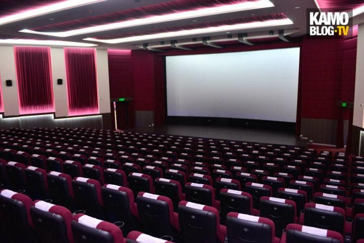 Media Room Economic Leather Push Back Cinema Auditorium Movie Theater Couch
