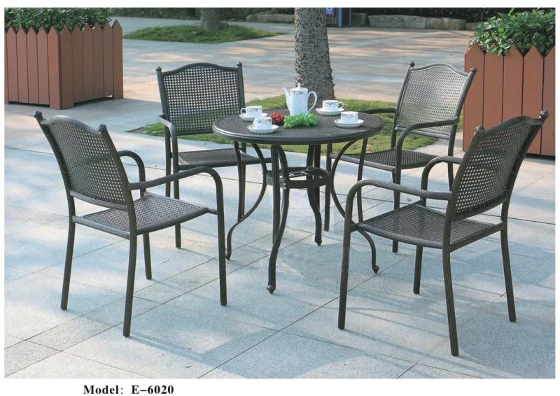 5-Piece Cast Aluminum Patio Furniture Garden Furniture Outdoor Furniture Durable and Used for Years