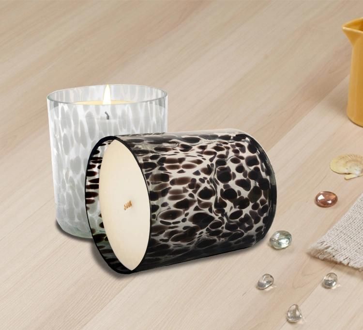 Milky White Spot Candle Holder for Decoration