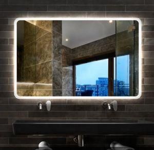 LED Bathroor LED Make up Mirror Time Temperature Show