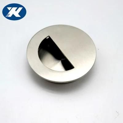 Round Shape Stainless Steel Invisible Hidden Flush Pull Concealed Furniture Handle