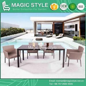 Outdoor Dining Set Patio Textile Chair Garden Sling Chair Dining Set (Magic Style) Hotel Furniture