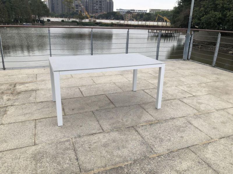 OEM Metal Customized Foshan Garden Bench and Table Set Furniture