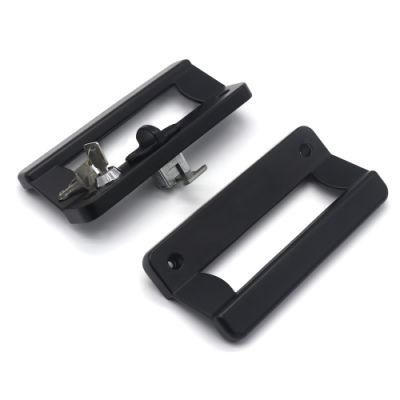 D Type PVC Alloy Sliding Door Handle with Key