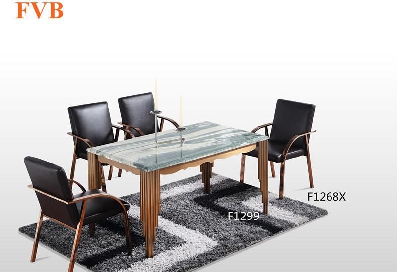 Modern Home Dining Room Furniture Sets with Stainless Frame