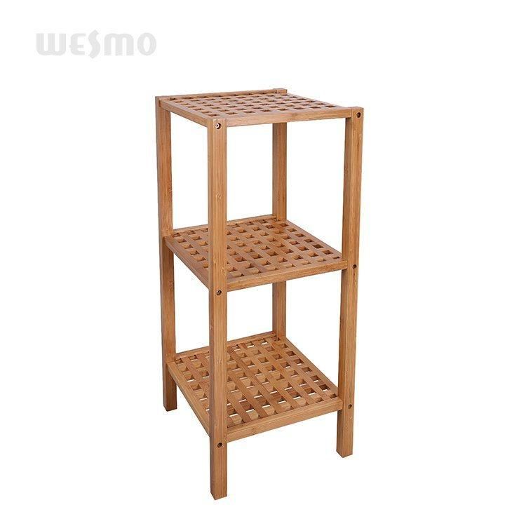 Carbonized Bamboo Bathroom Rack