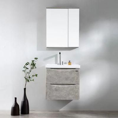 European Style Wall Mounted Water Proof Sanitary Ware with Ceramics Sinks &amp; LED Bathroom Vanity/Cabinet
